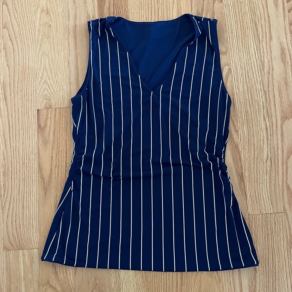 White House Black Market Reversible Top - Med